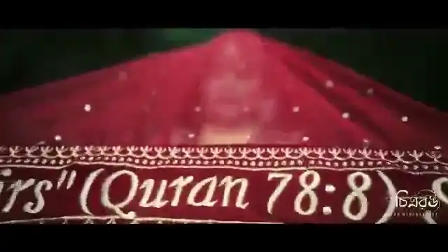 Cinematic wedding video poster